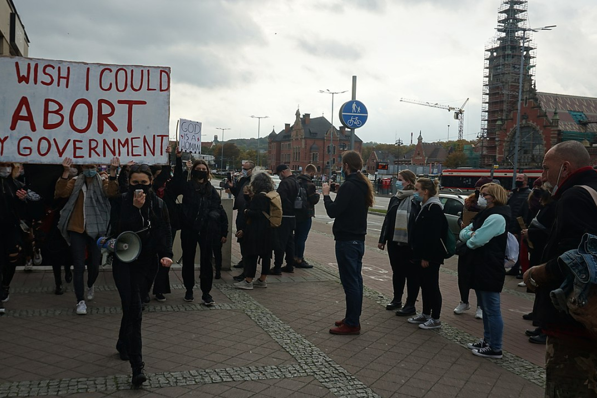 Protest in Danzig
