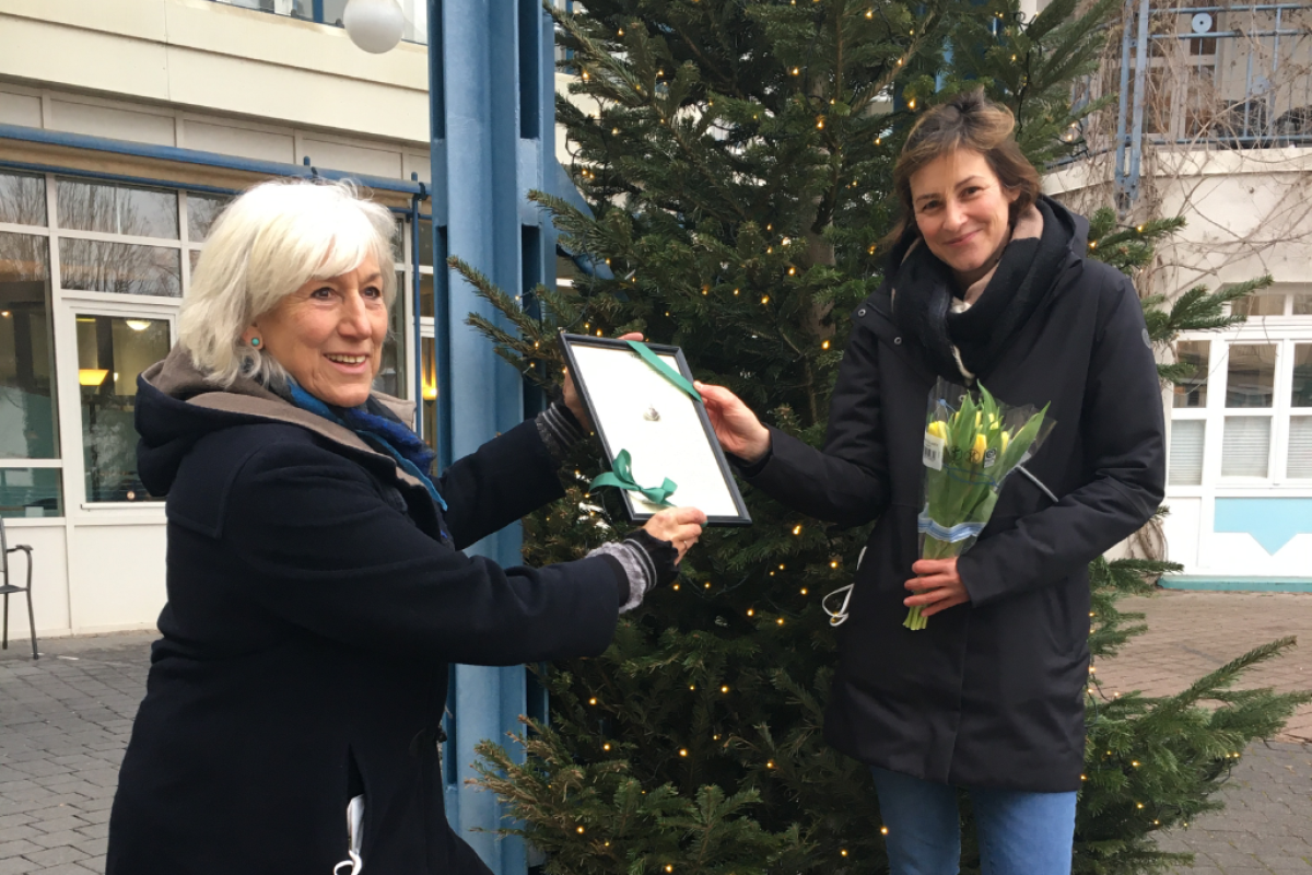 Hertha Beuschel-Menze und Dr. Natalie Grams