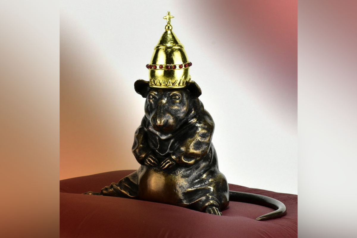 "Der Rattenfänger" (Bronze von K.+M.Valverde, 2019)