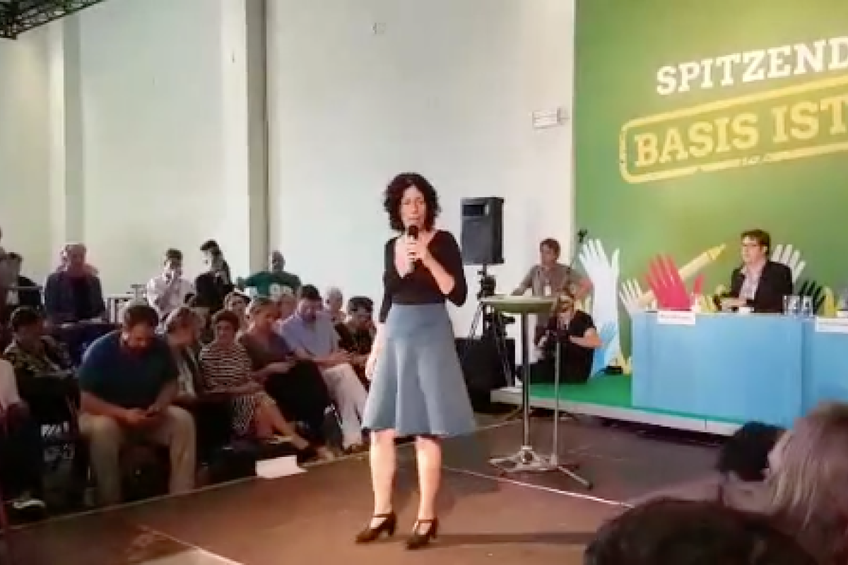 Bettina Jarasch stellt den Antrag
