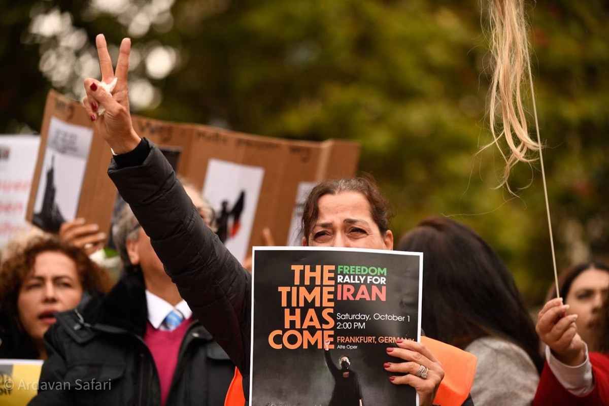 Solidaritätskundgebung für die Proteste im Iran