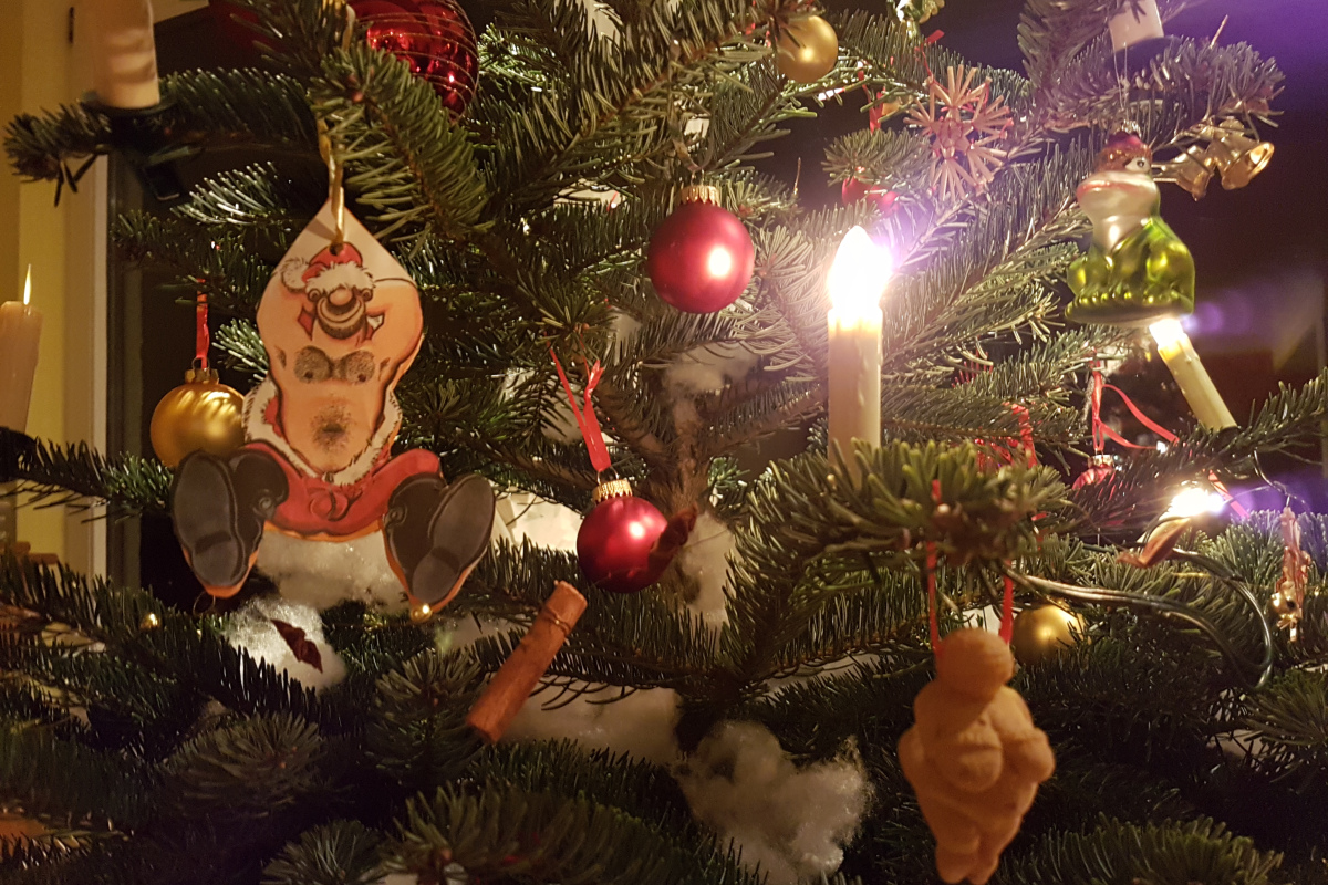 Postmoderner Weihnachtsbaum