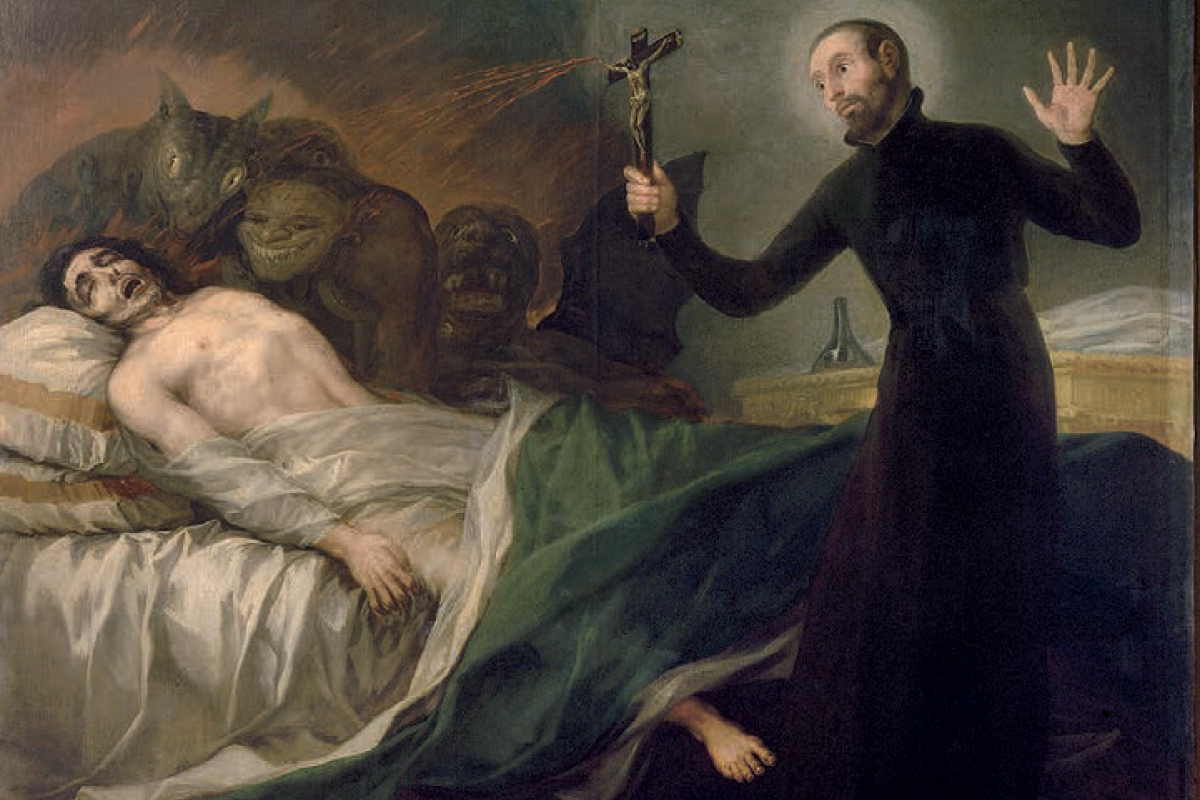 Goya: Der Heilige Franziskus Borgia führt einen Exorzismus durch