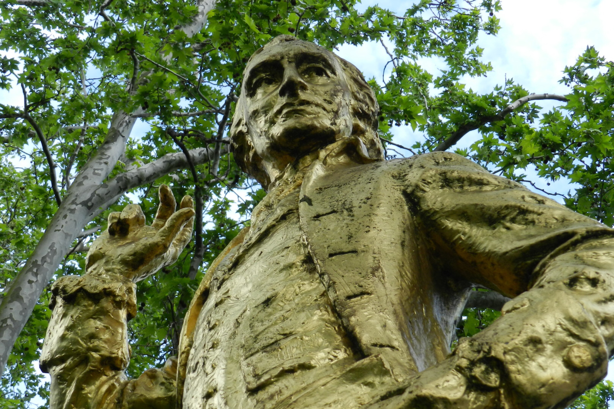 Statue von Thomas Paine in Paris