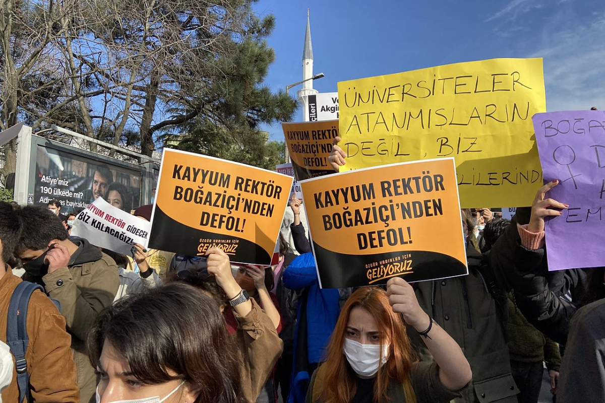 Studierendenproteste an der türkischen Bosporus-Universität