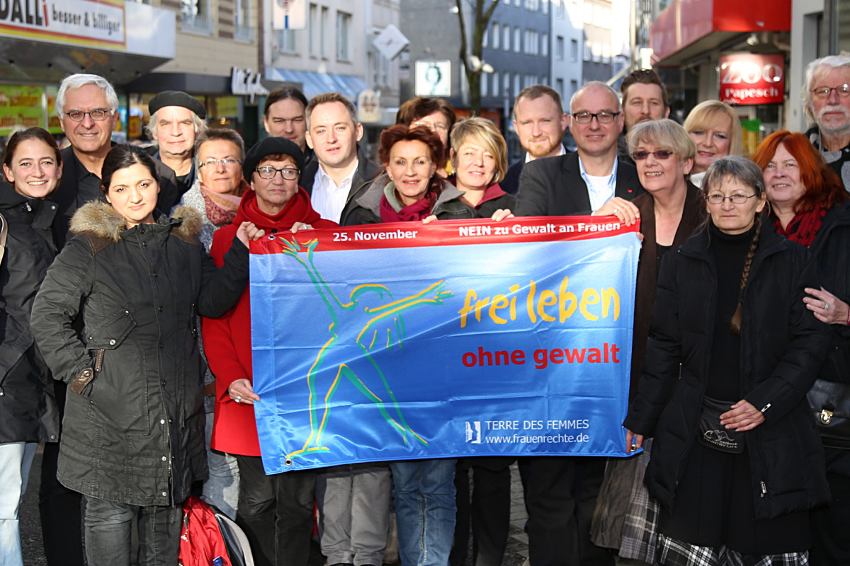 Aktionstag von Terre des Femmes