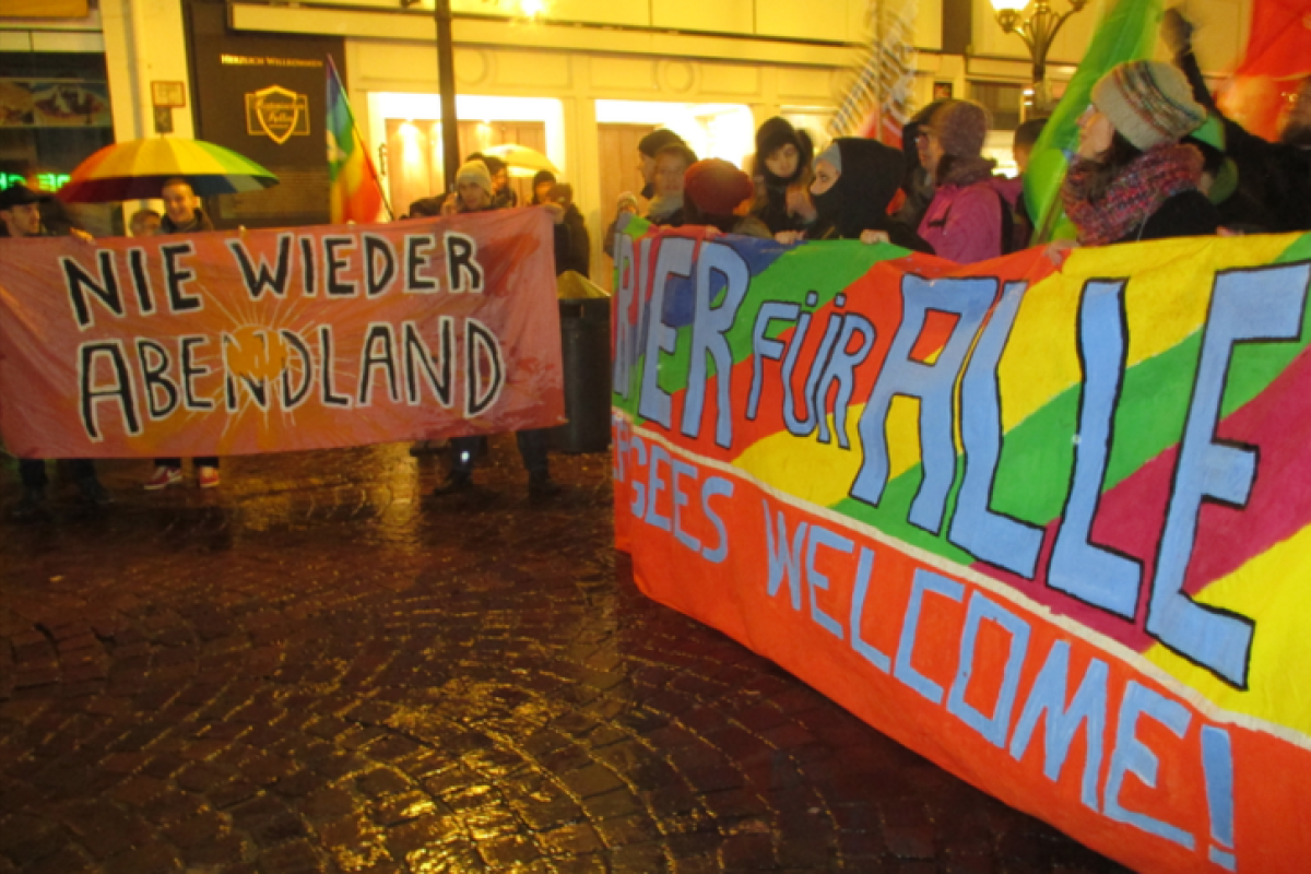 Protest gegen PEGIDA