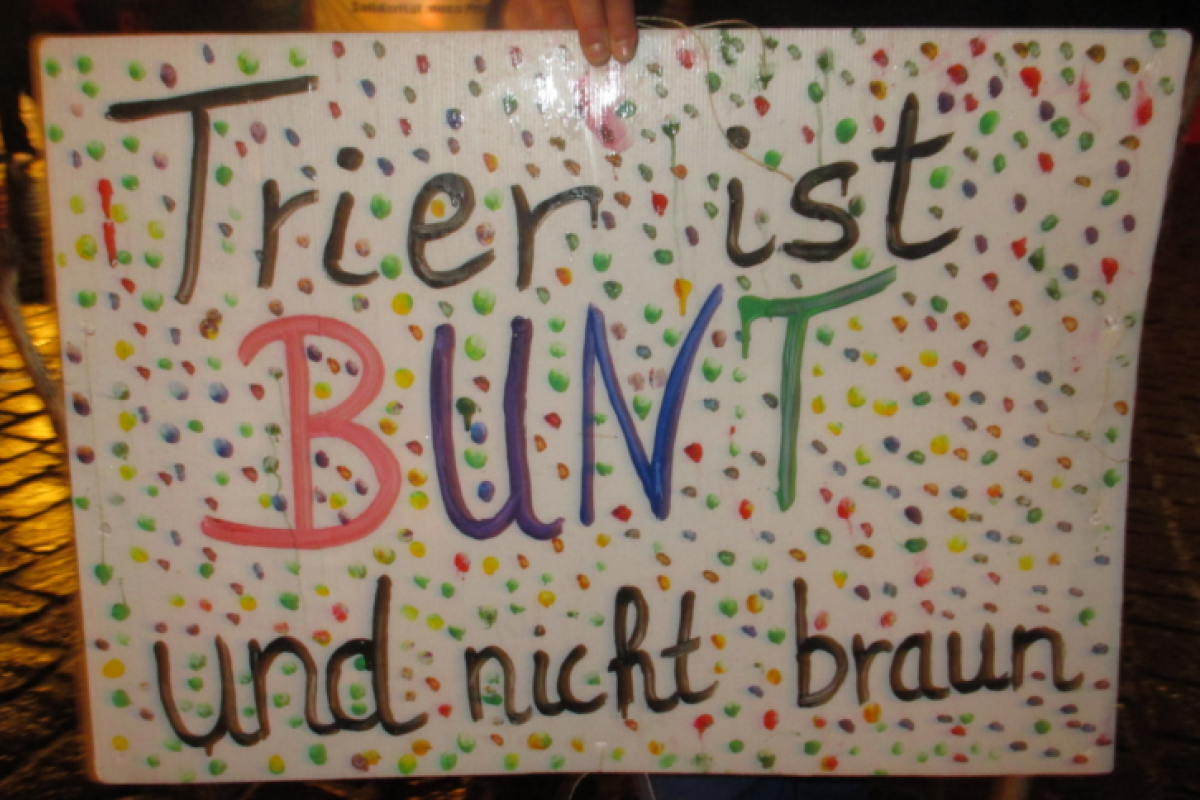 Protest gegen PEGIDA