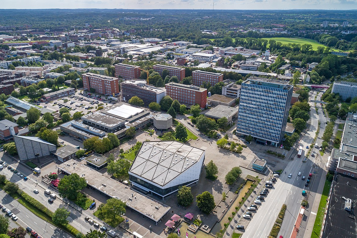 Luftaufnahme der Uni Kiel