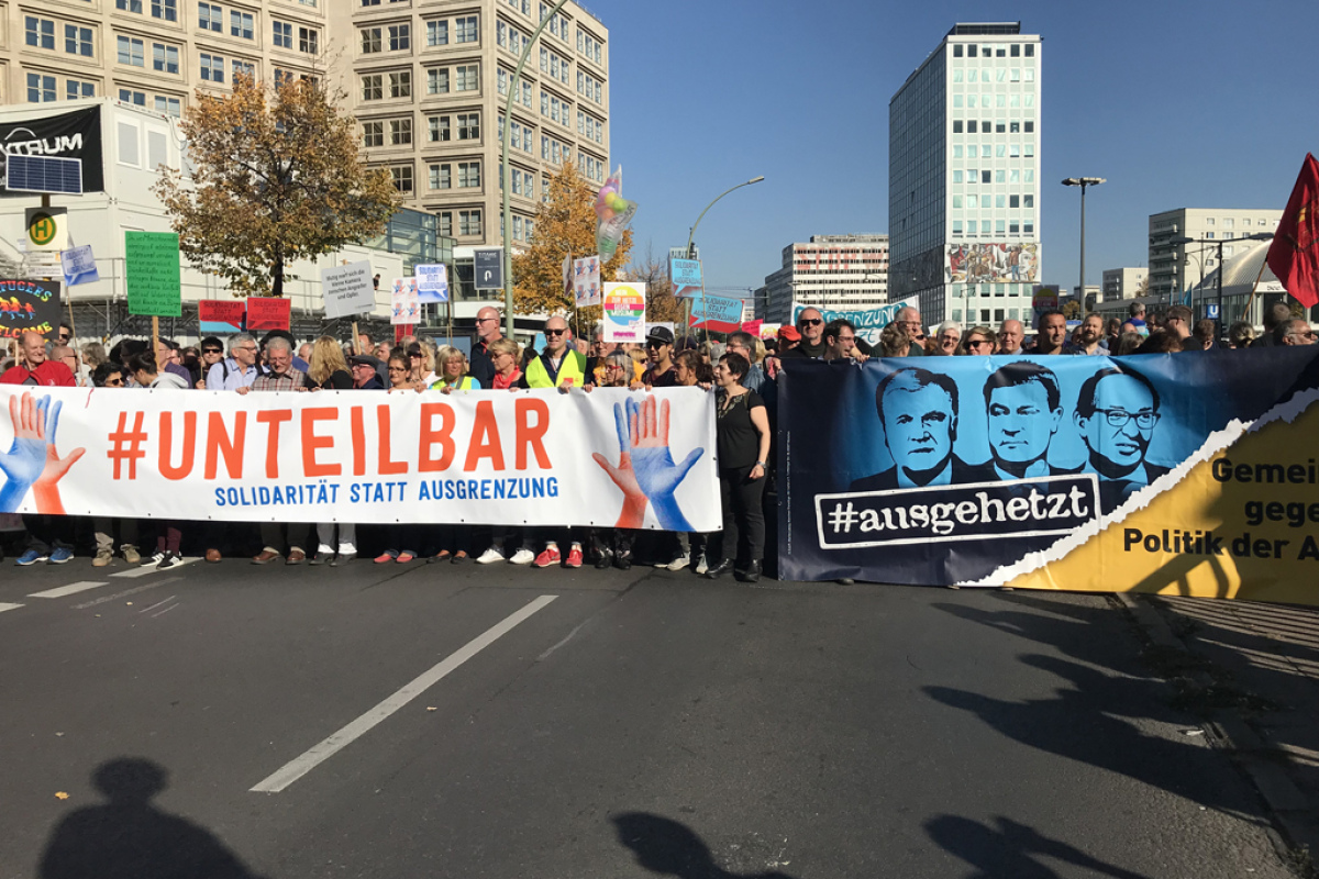 #Unteilbar-Demo am 13.09.2018 in Berlin