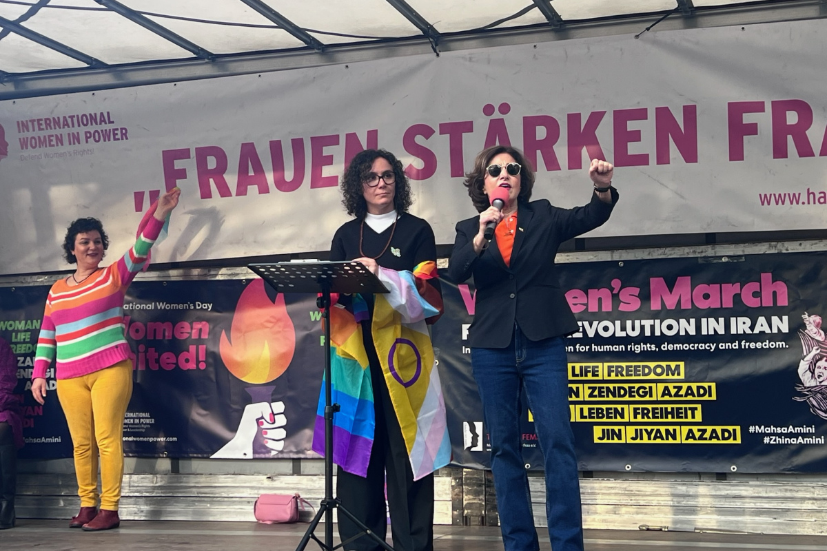 Kundgebung am Rathausmarkt