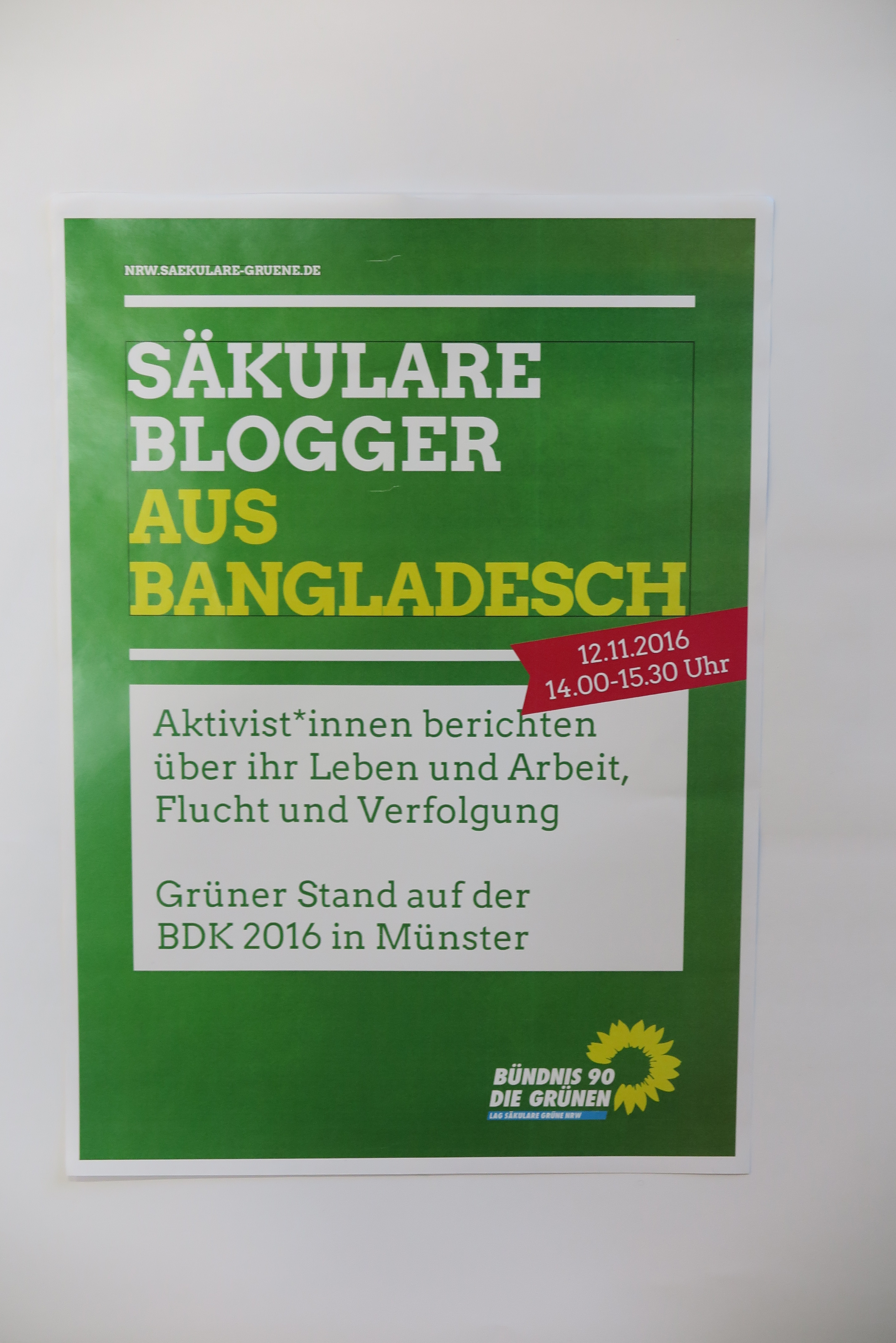 Plakat Säkulare Blogger